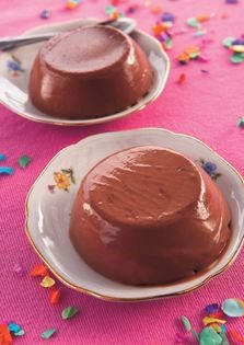 Chocolate pannacotta