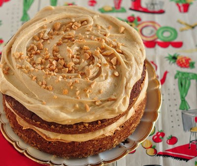 Chocolate peanut butter cake