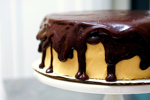 Chocolate peanut butter cake