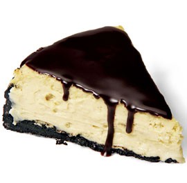Chocolate peanut butter cup cheesecake