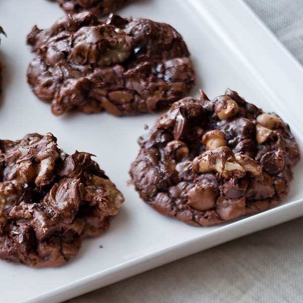 Chocolate peanut butter globs