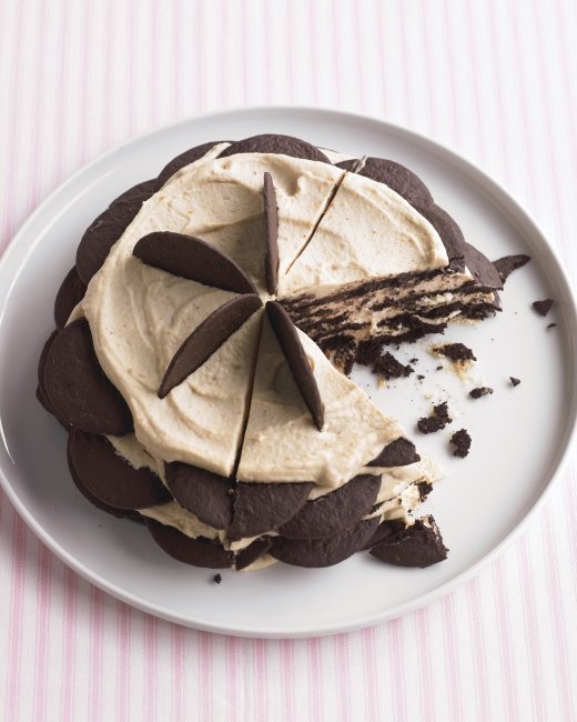 Chocolate-peanut butter icebox cake