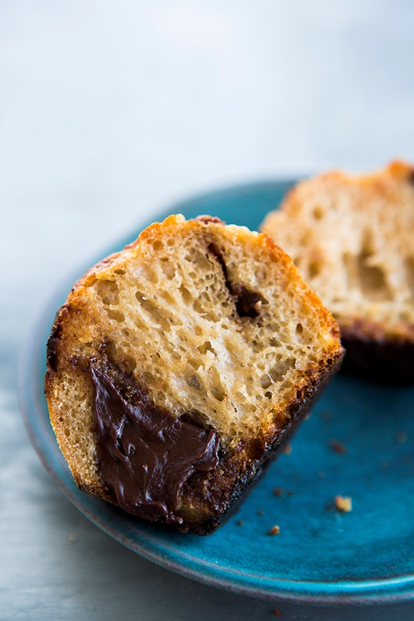 Chocolate peanut butter pocketbread