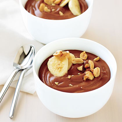 Chocolate-peanut butter pudding