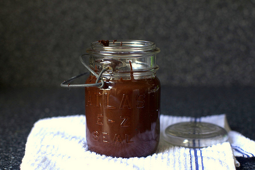 Chocolate-peanut spread