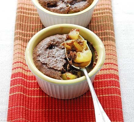 Chocolate pear crisp