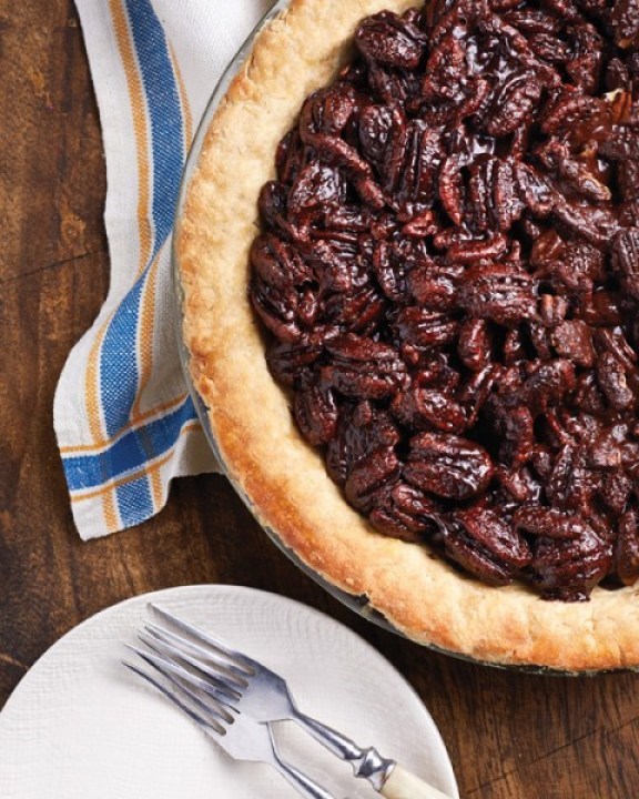 Chocolate pecan pie