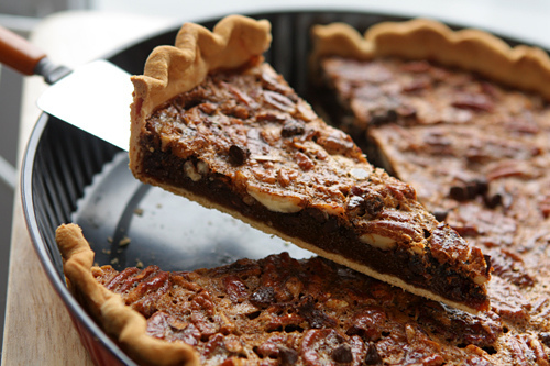 Chocolate pecan pie