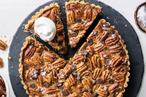 Chocolate-pecan tart