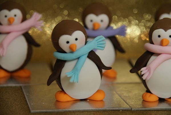 Chocolate penguins