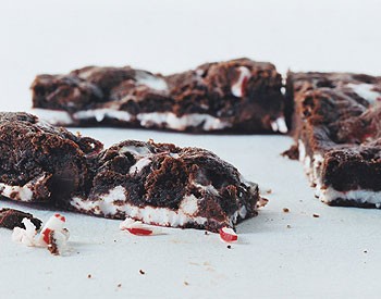 Chocolate peppermint bar cookies