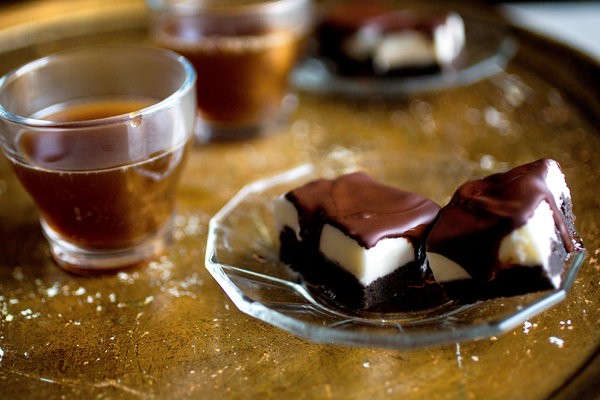 Chocolate peppermint bars
