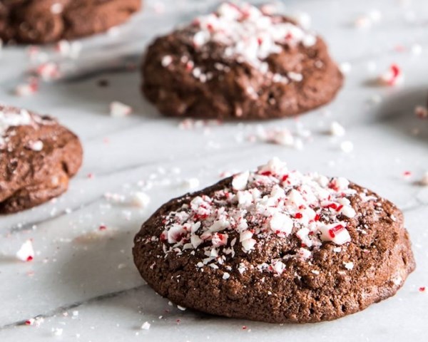 Chocolate peppermint cookies