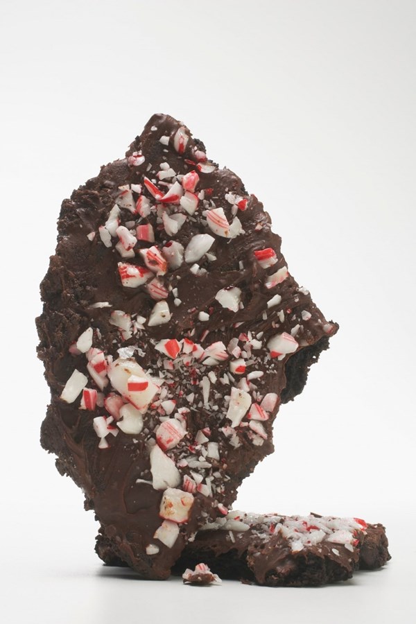 Chocolate peppermint crunch cookie bark