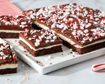 Chocolate-peppermint dream bars