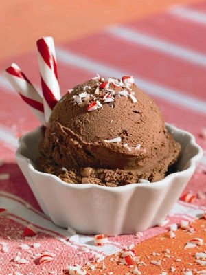 Chocolate peppermint ice cream