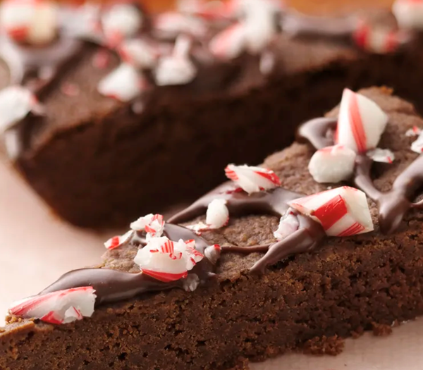Chocolate-peppermint shortbread