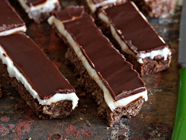 Chocolate peppermint slice [Rangiora Bakery]