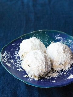 Chocolate peppermint snowballs