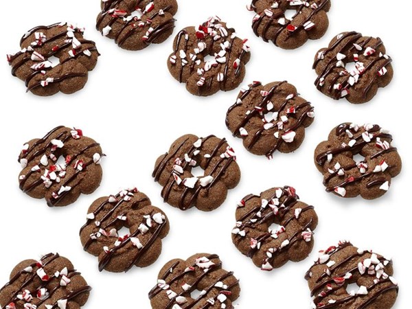 Chocolate-peppermint spritz 