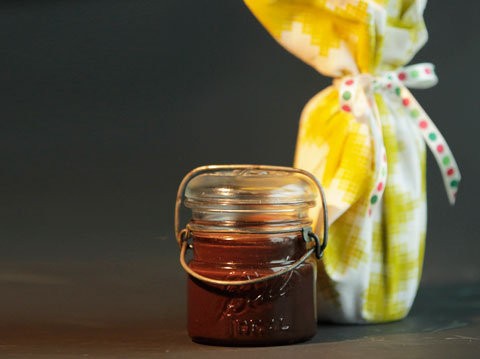 Chocolate Port-wine hot fudge sauce 