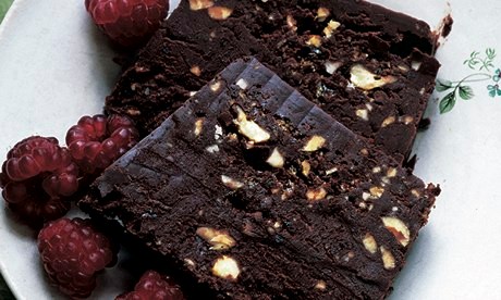 Chocolate praline truffle cake