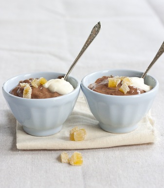 Chocolate pudding with a secret