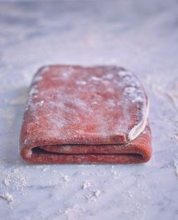 Chocolate puff pastry