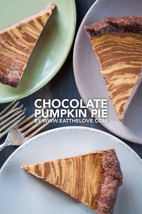 Chocolate pumpkin pie 