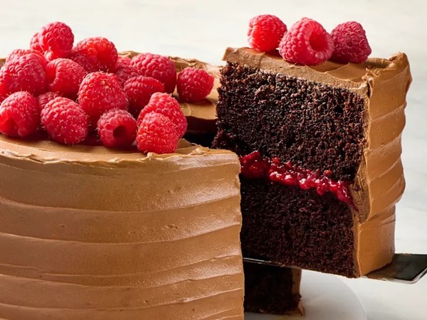 Chocolate raspberry cake 