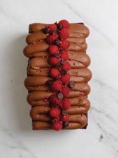 Chocolate raspberry loaf