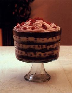 Chocolate raspberry trifle