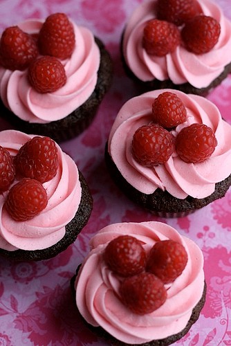 Chocolate raspberry truffle cupcakes recipe | Eat Your Books