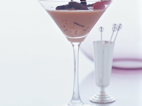 Chocolate-raspberry truffletini [Marvin Allen]