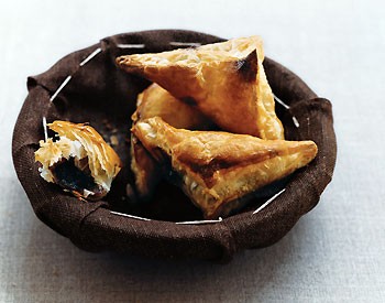 Chocolate raspberry turnovers