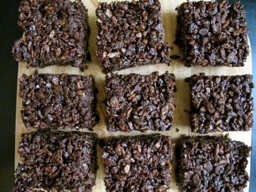 Chocolate Rice Krispie treats