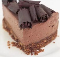 Chocolate ricotta cheesecake