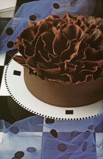 Chocolate ruffle torte