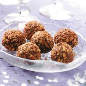 Chocolate rum truffles
