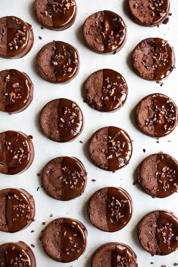 Chocolate sables