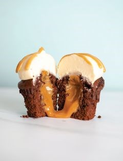 Chocolate salted caramel cupcakes