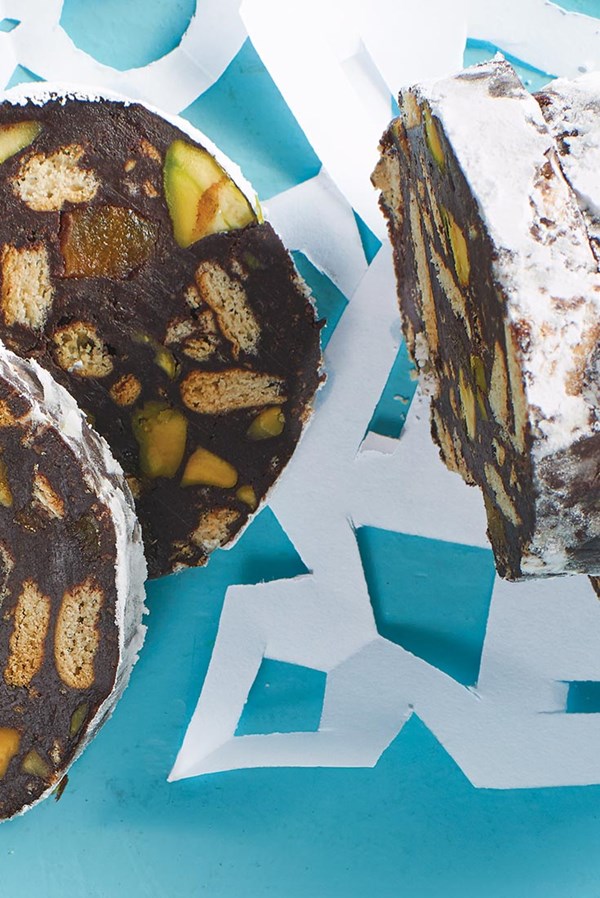 Chocolate saucisson