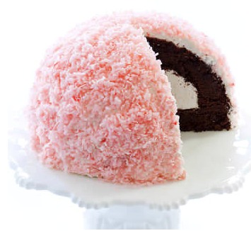 Chocolate snowball cake