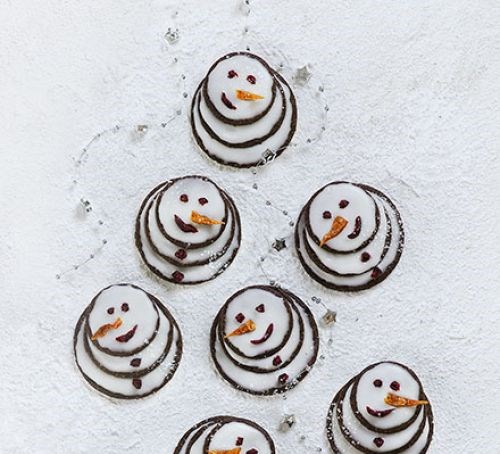 Chocolate snowmen