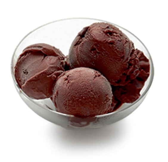 Chocolate sorbet