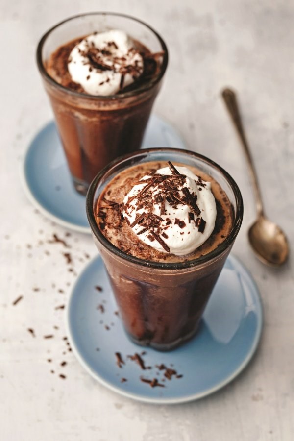 Chocolate sorbet