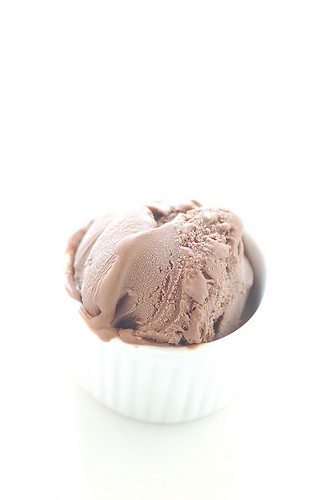 Chocolate sorbet