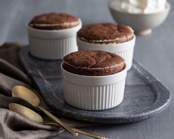 Chocolate soufflés