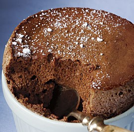 Chocolate soufflés