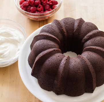 Chocolate sour cream bundt cake